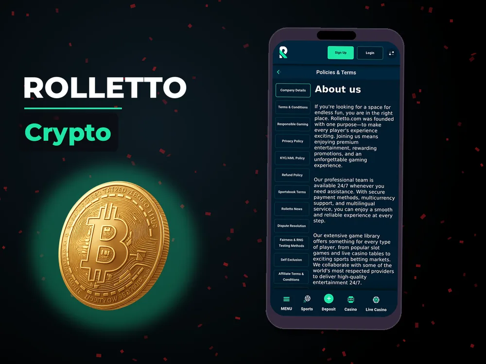 Rolletto - Crypto