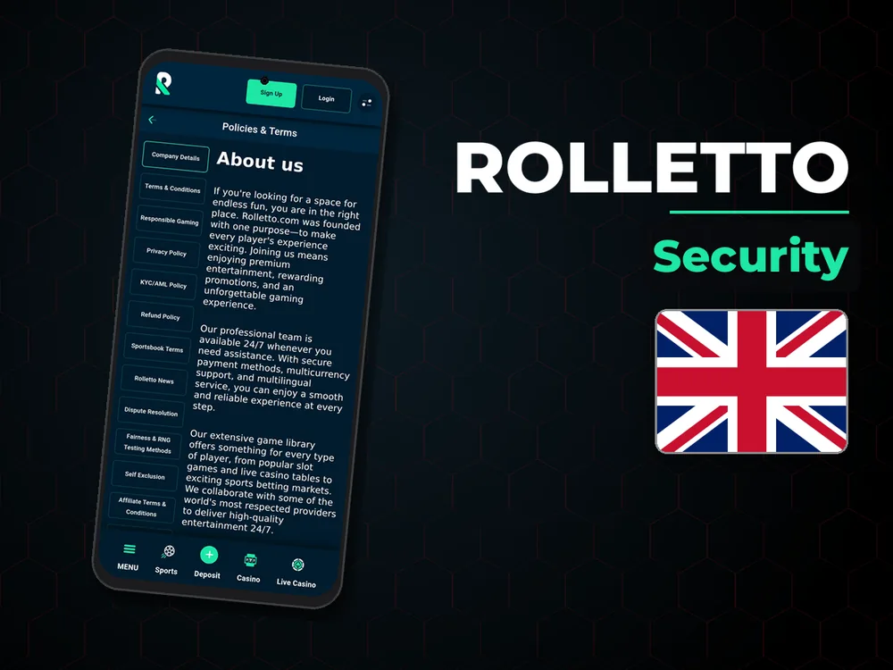 Rolletto - Security