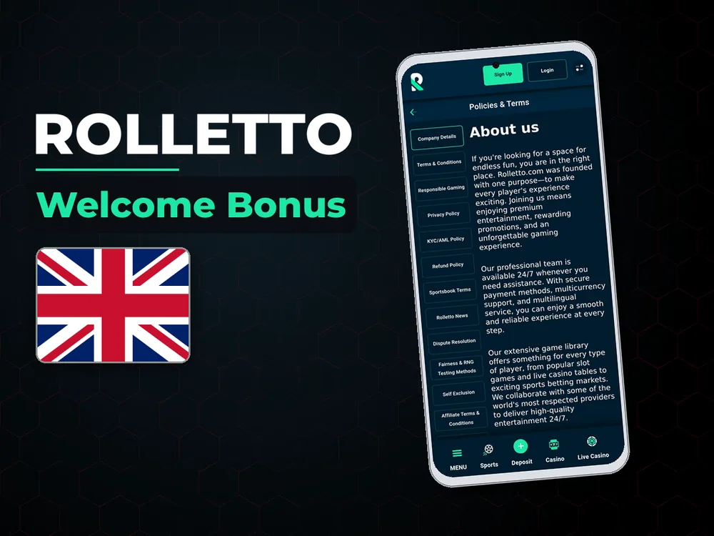 Rolletto - Welcome Bonus