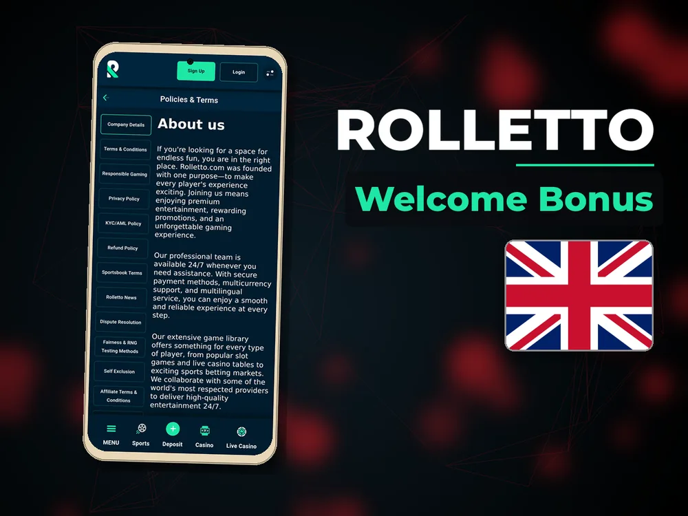 Rolletto - Welcome Bonus