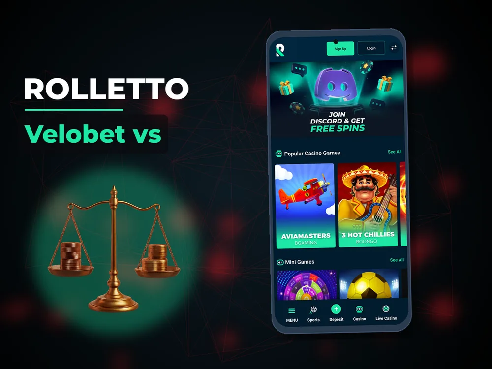 Rolletto - Velobet vs