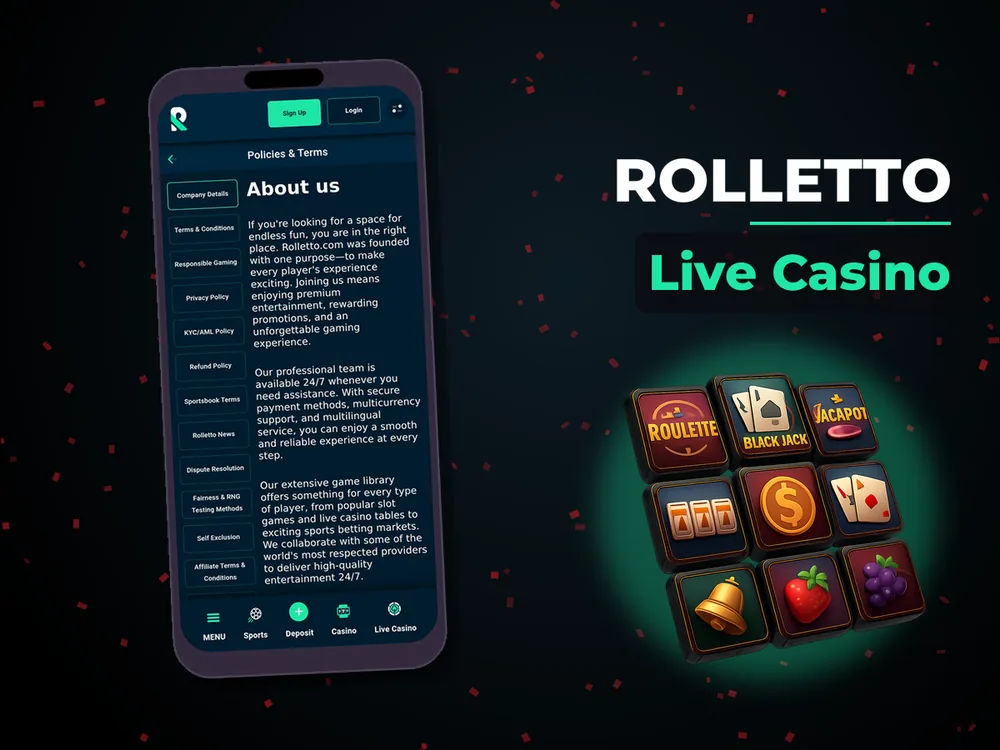 Rolletto - Live Casino